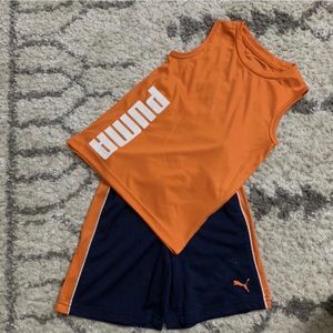 ❗️SOLD❗️Puma Boys 2Pc. Logo-Print T-Shirt & Shorts
